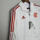 Corta-vento Flamengo Adidas - Branco+Vermelho