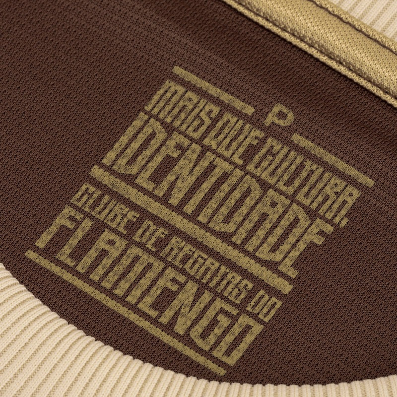 Camisa Flamengo Identidade 24/25 Masculina- Marrom