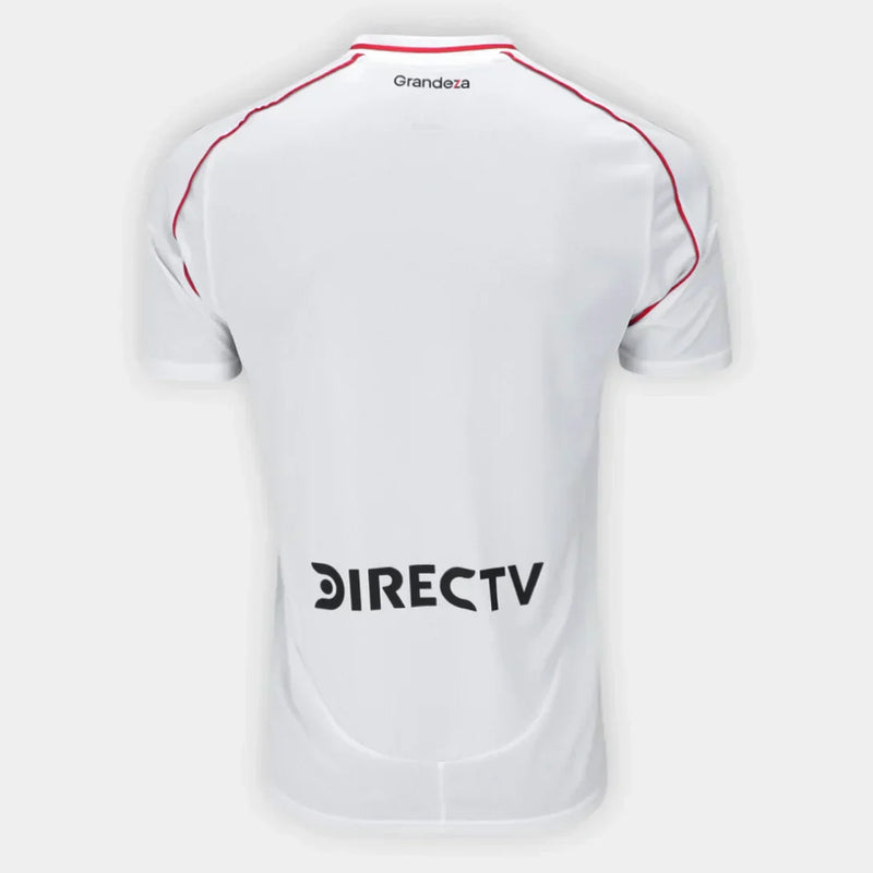 Camisa River Plate Adidas Home Torcedor 2025 s/n° Masculina - Branco+Vermelho