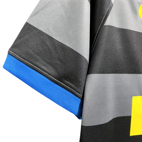 Camisa Inter de Milão Retro 2020/21 III Preta e Cinza Nike