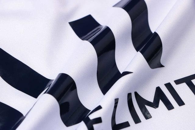 Conjunto Inverno PSG Branco e Azul Nike - Com Ziper